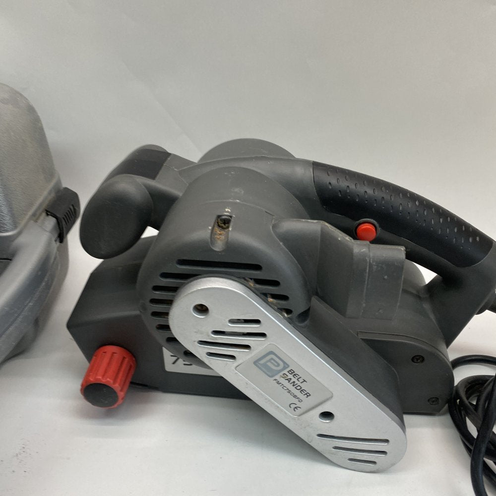 750W Corded Belt Sander with Case EU Plug - Heavy Duty, Used