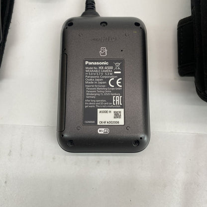 Panasonic HX‑A500 4 K Wearable Camera Bundle (Body + Lens + Wrist/Arm Mount)