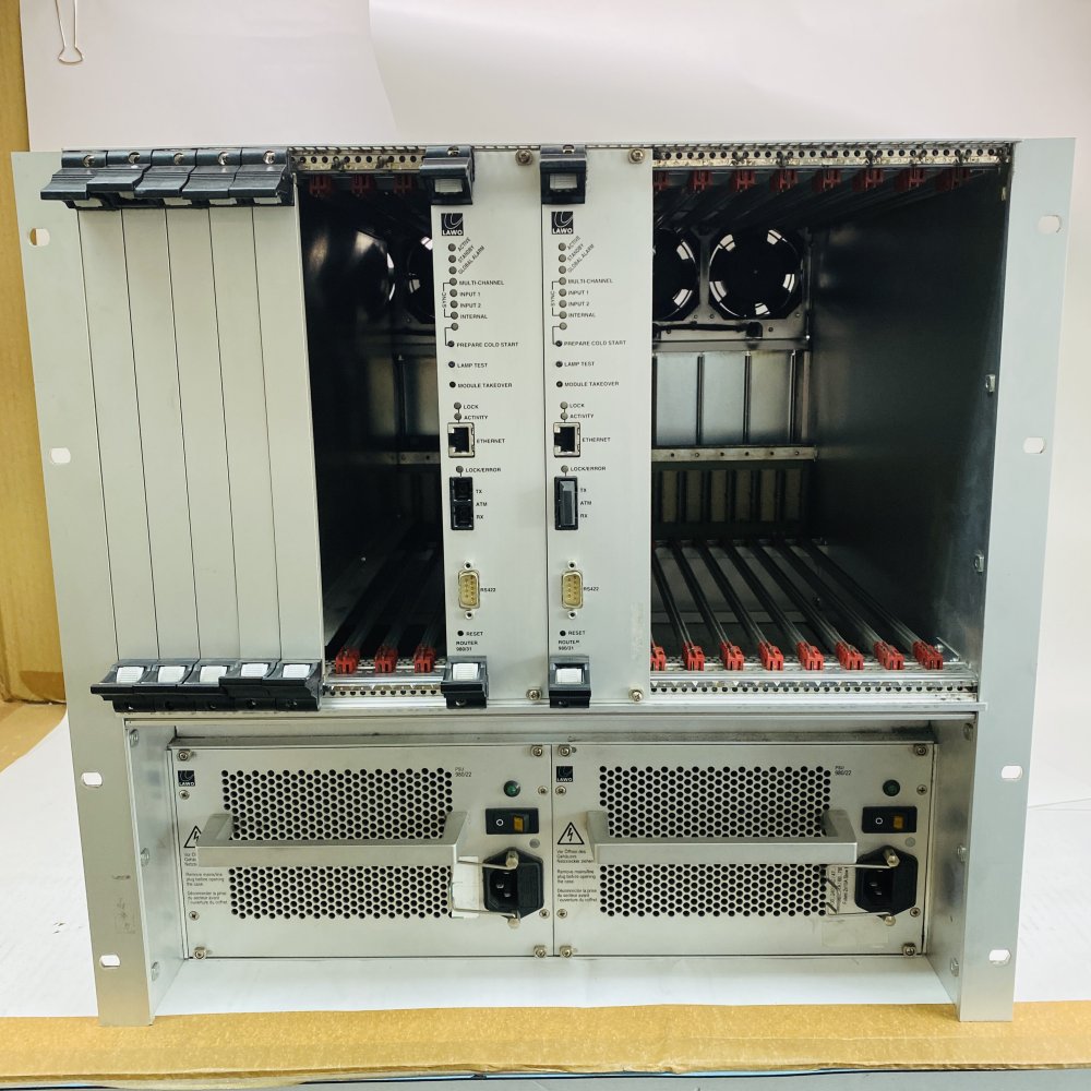 Broadcast Audio Production Router LAWO mc266 Nova73 AES3 Ethernet Rack-Mount