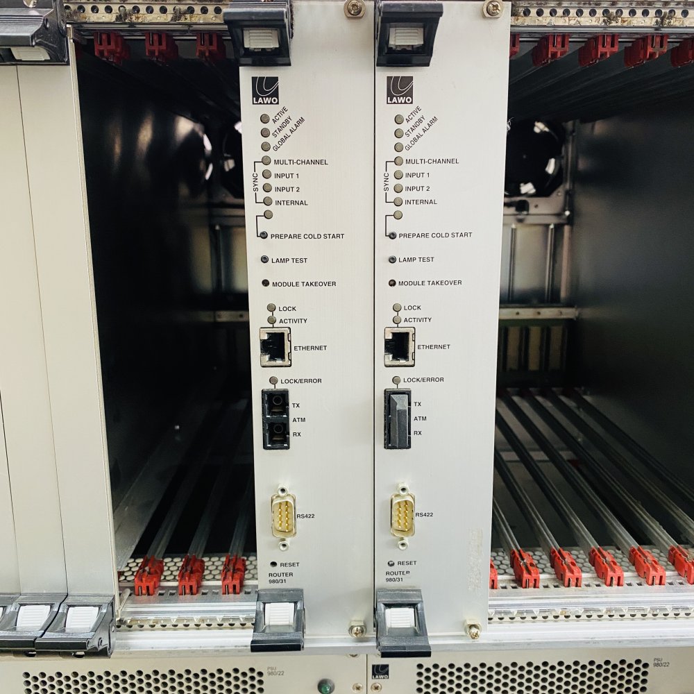 Broadcast Audio Production Router LAWO mc266 Nova73 AES3 Ethernet Rack-Mount