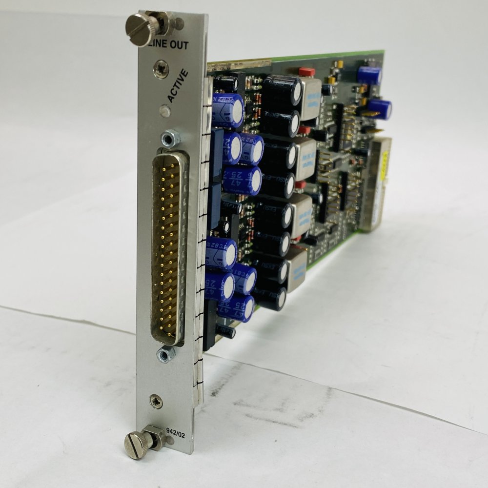 Lawo 942/02 Line Out DALLIS I/O Audio Card – Modular Interface DB-25 Connector