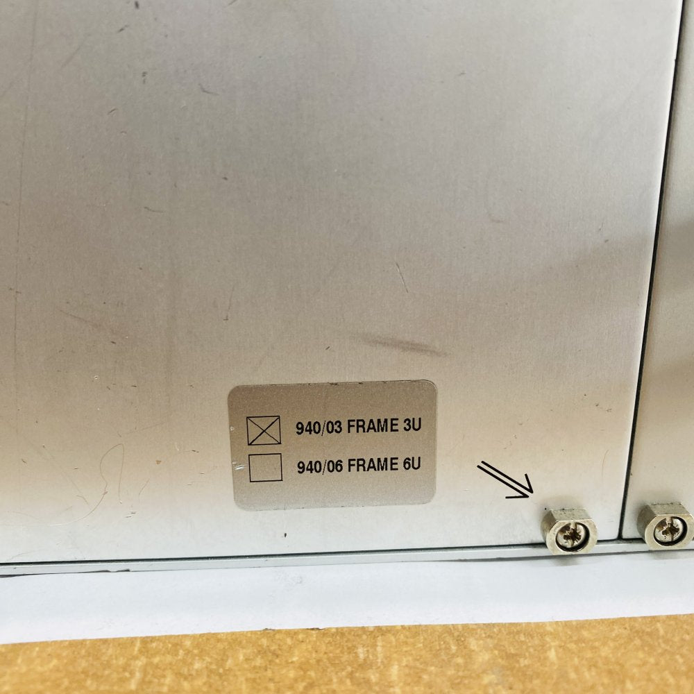 Broadcast Modular DALLIS Router Chassis MADI LAWO 940/06 Rack Mount 3-RU Frame