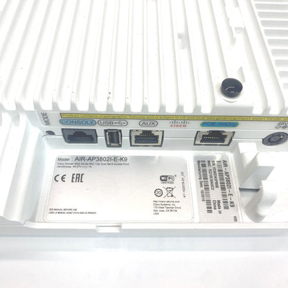 Cisco AIR‑AP3802I‑E‑K9 Dual‑Band 802.11ac Wave 2 Access Point (Used)