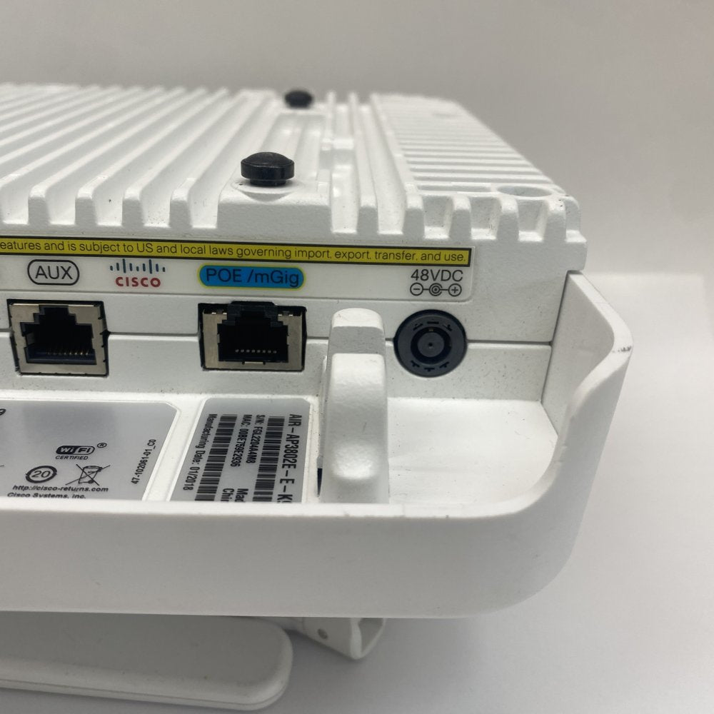 Cisco Aironet AIR-AP3802E-E-K9 Dual-Band 802.11ac Wave 2 AP + 4 Antennas