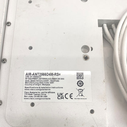 Cisco Aironet Antenna AIR-ANT2566D4M-RS Dual-Band High Gain Directional