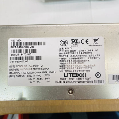 Cisco Lot – 5x AP2802E Access Points + Cisco 3900 PSU – Tested
