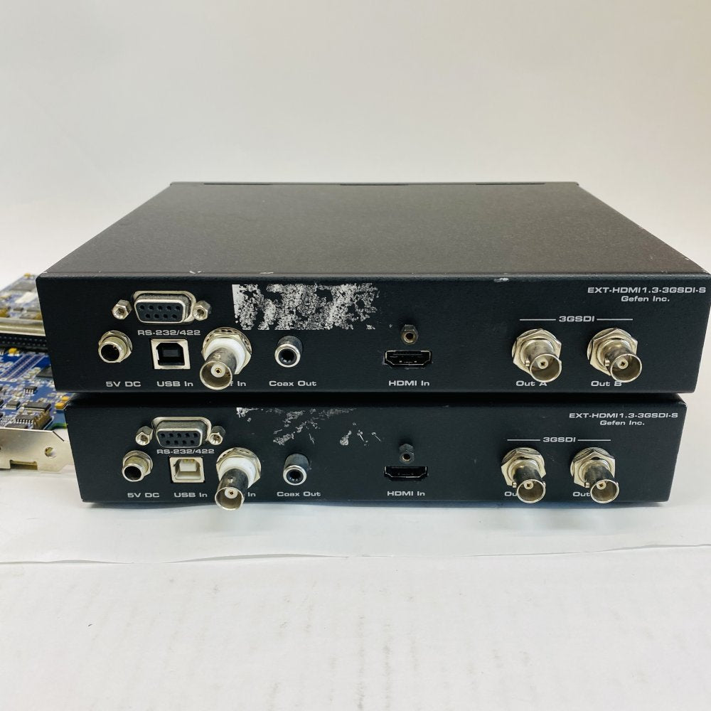 Broadcast AV Lot – Axon Audio Embedder + Gefen SDI-HDMI + BlueStorm Cards