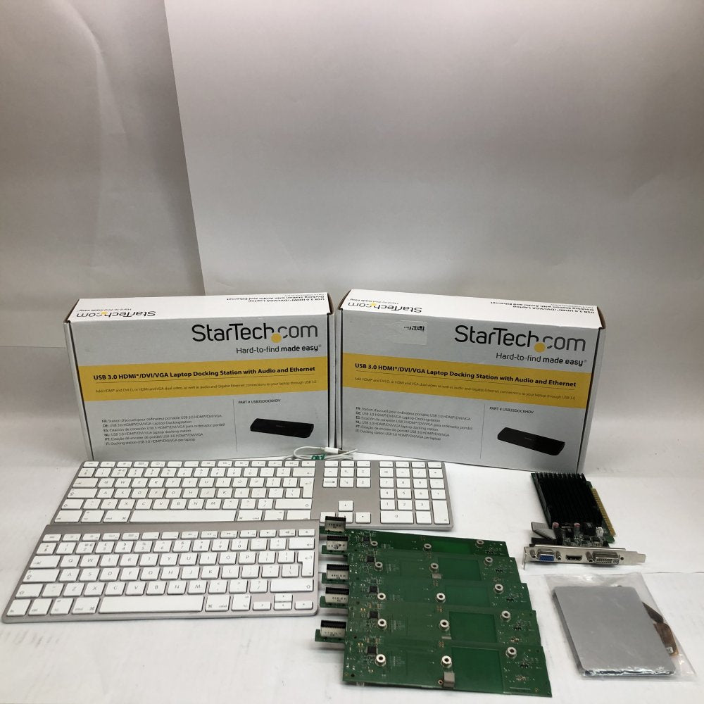 Mixed Computer Lot – Apple, Nvidia GTX460, Xbox RF, StarTech Dock (11pcs)