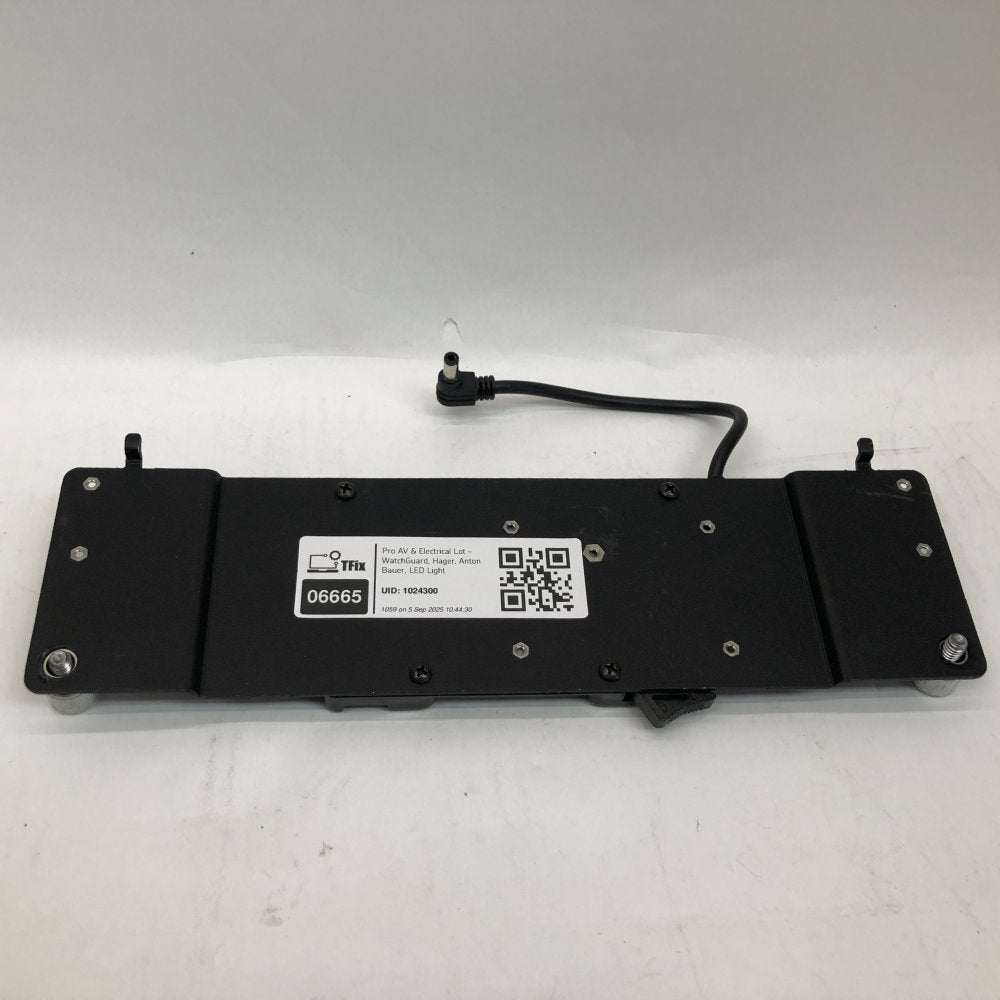 Pro AV & Electrical Lot – WatchGuard, Hager, Anton Bauer, LED Light