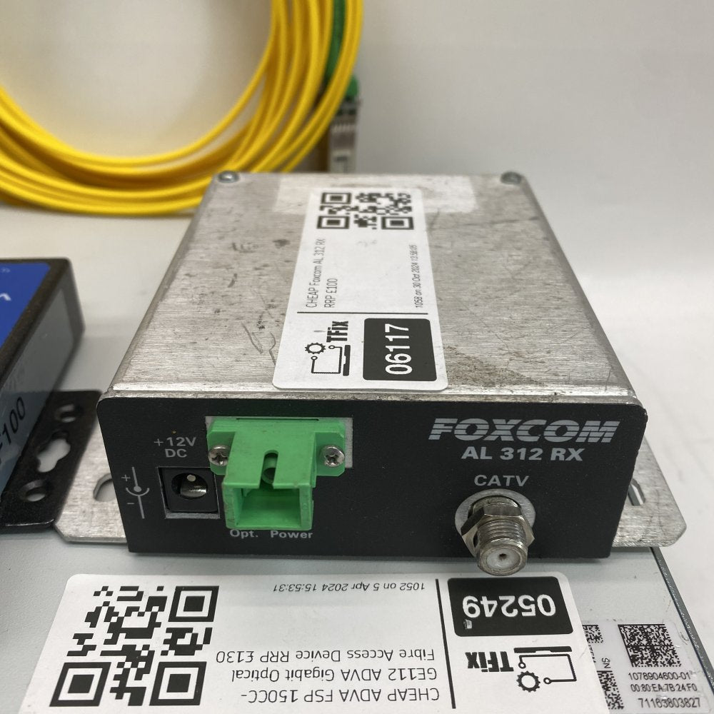 Networking & Fiber Lot – Foxcom, Skylane, ADVA, Moxa, Amulet KVM