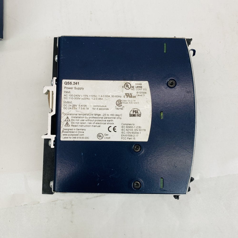 Industrial DIN-Rail Power Supply PULS QS5.241 24-28V 5A 120W Set of 2