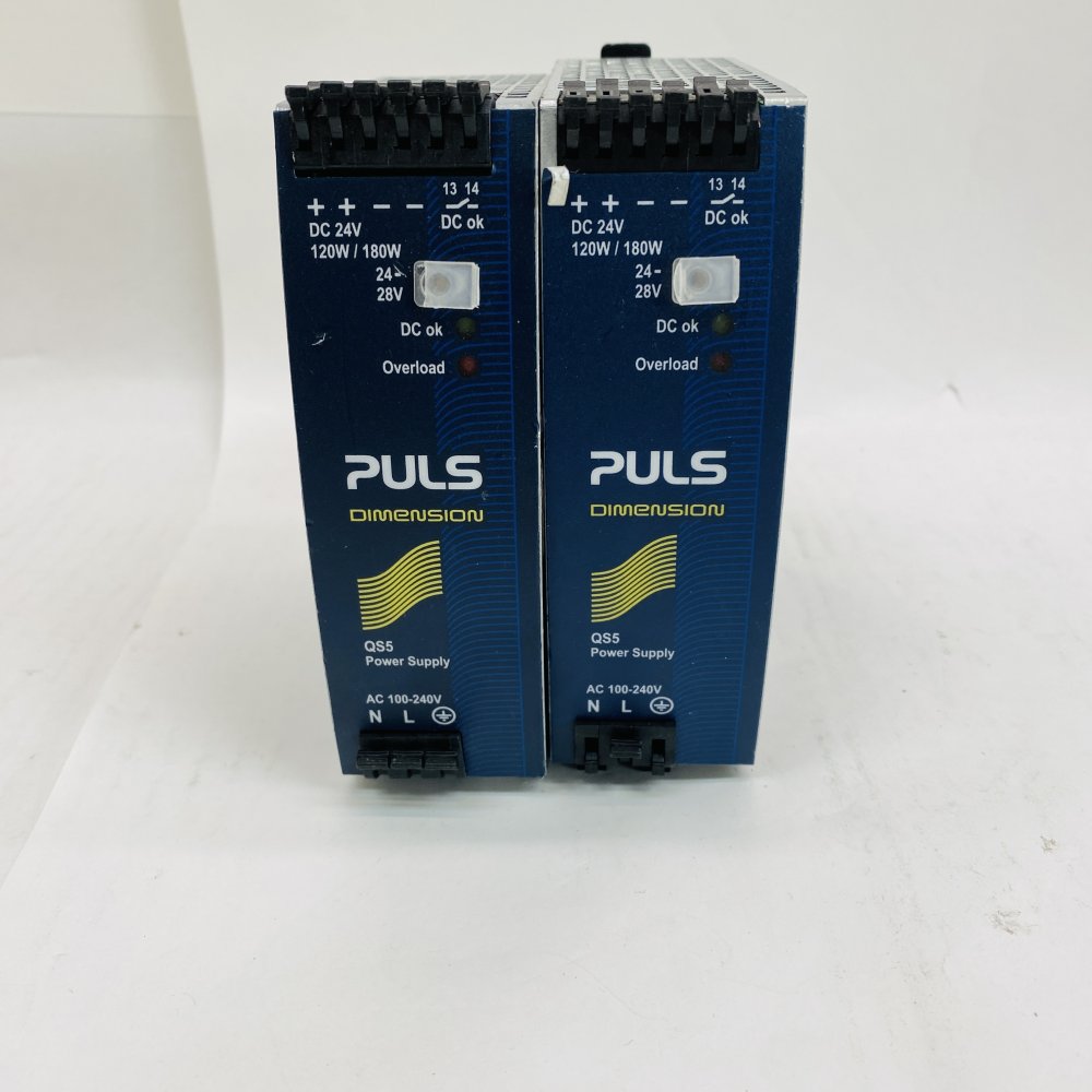 Industrial DIN-Rail Power Supply PULS QS5.241 24-28V 5A 120W Set of 2