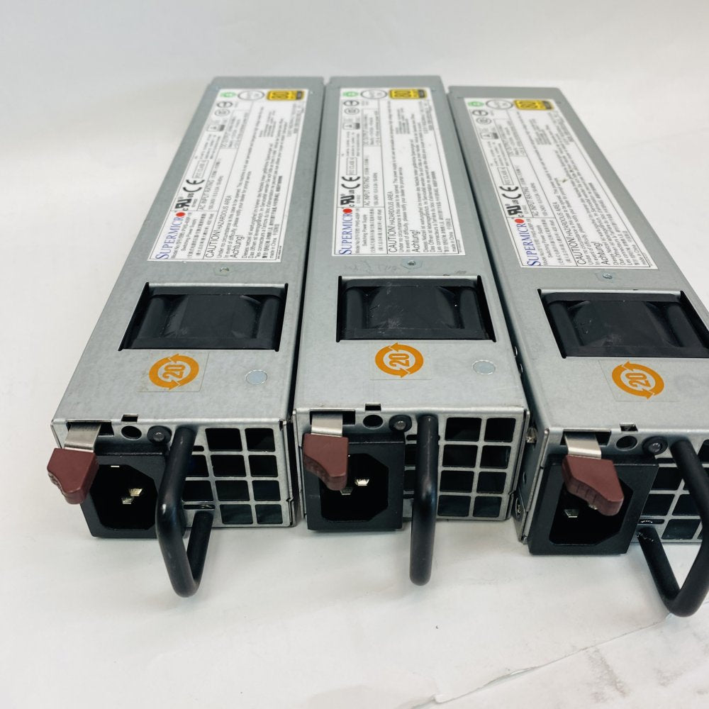 3 x Data Center Power Supply Supermicro PWS-406P-1R 400W 80 Plus Gold