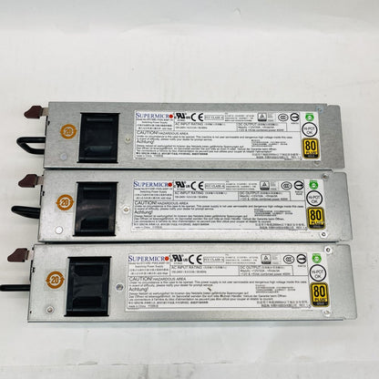 3 x Data Center Power Supply Supermicro PWS-406P-1R 400W 80 Plus Gold