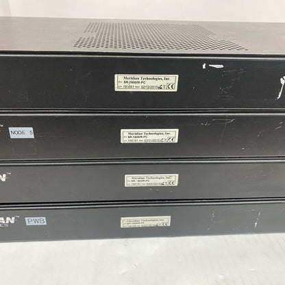 Lot of 4x Meridian SR-1600 1U Hot-Swap Rack Servers Ethernet 1080p