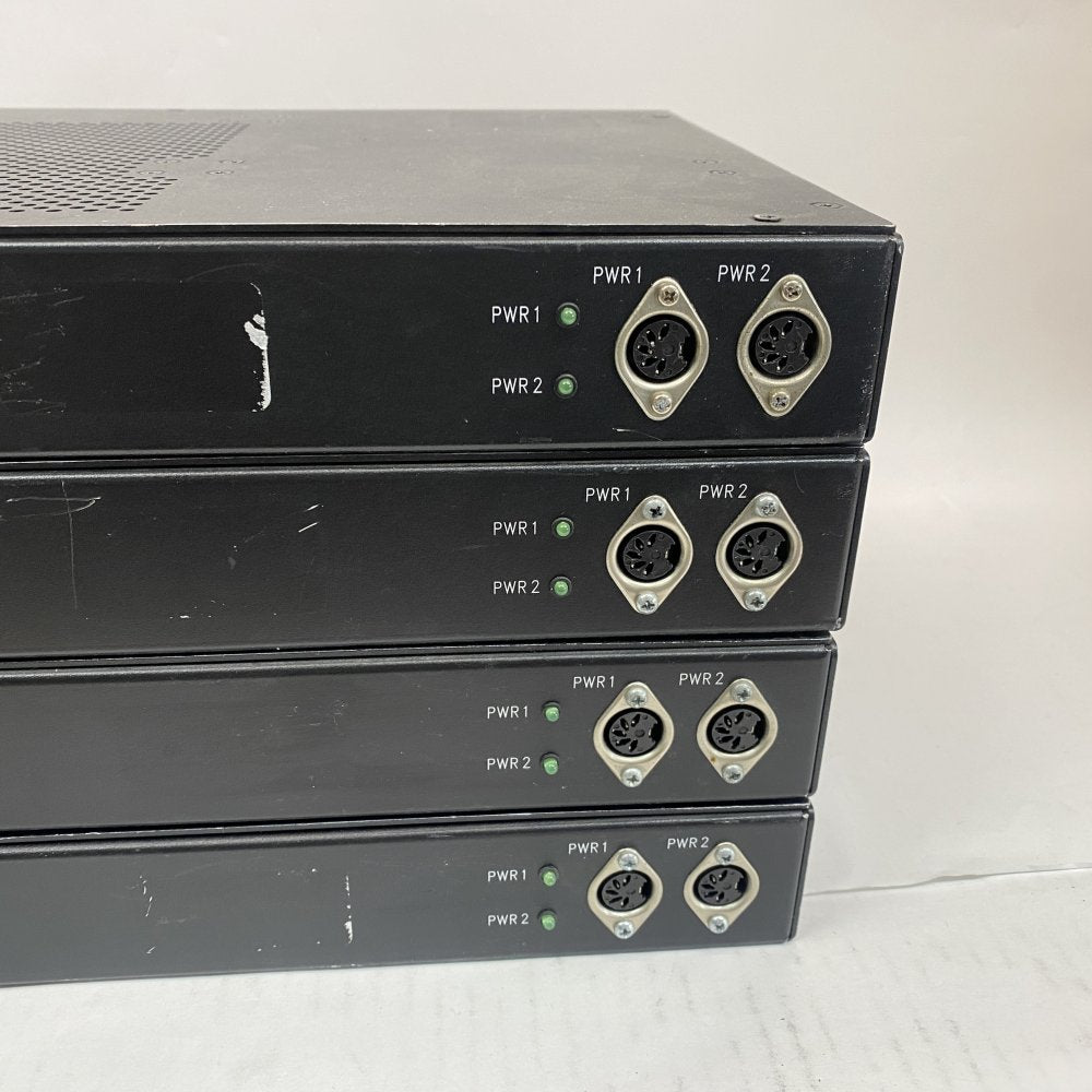 Lot of 4x Meridian SR-1600 1U Hot-Swap Rack Servers Ethernet 1080p