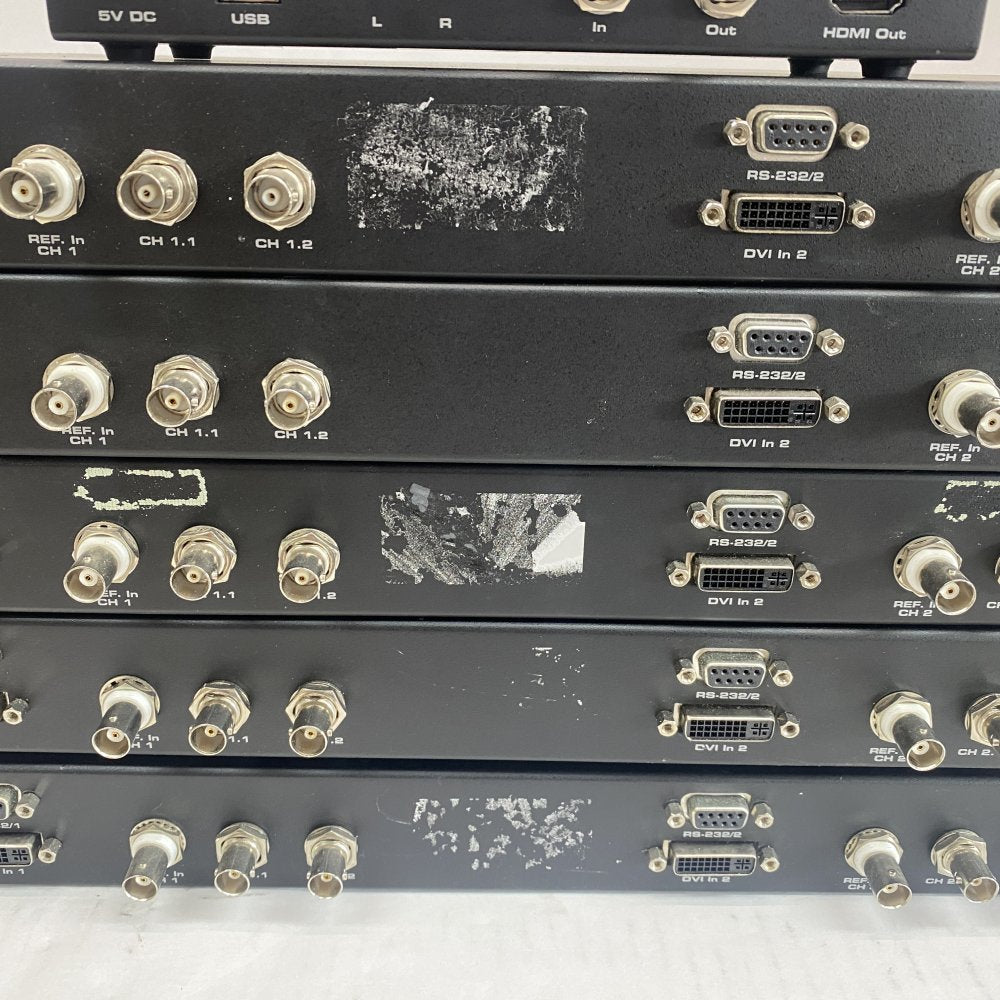 Broadcast Video Lot 5x Gefen DVI-HD-SDI Scalers + 3G-SDI HDMI Converter