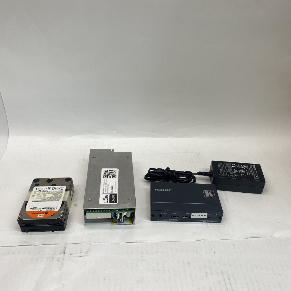 Job Lot WD XE 900GB Dual SAS 10K RPM Kramer 4K60 Decoder Bundle