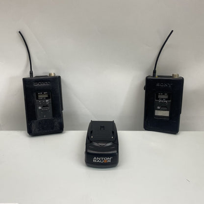 Sony Audio & Fiber Patch Lot: 2x WRT-820 TX, 2x 24-Port Panels, Charger