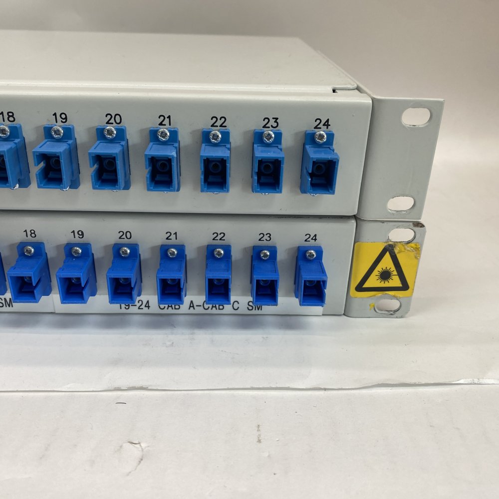 Sony Audio & Fiber Patch Lot: 2x WRT-820 TX, 2x 24-Port Panels, Charger