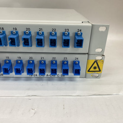 Sony Audio & Fiber Patch Lot: 2x WRT-820 TX, 2x 24-Port Panels, Charger