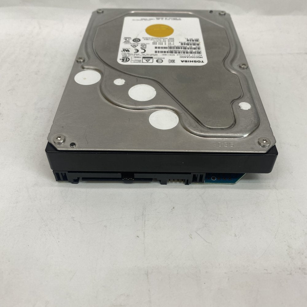 Toshiba MG03SCA400 4TB 3.5" SAS 6Gb/s 7200RPM Server Hard Drive – Tested Used