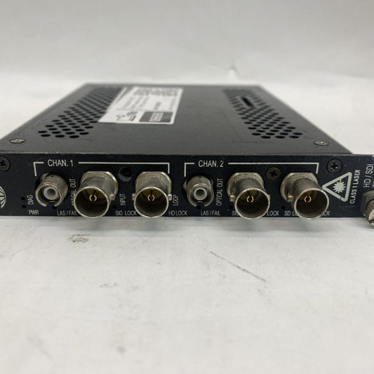 2 x Broadcast SDI HDSDI Optical Transmitter Meridian ST-2HD3 Cards NTSC PAL