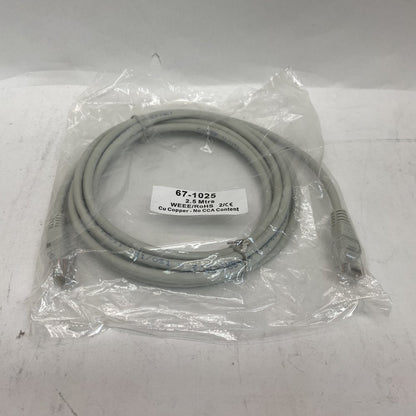 Cablenet Cat5e Ethernet Cables 2.5m Pure Copper 5-Pack Brand New Sealed