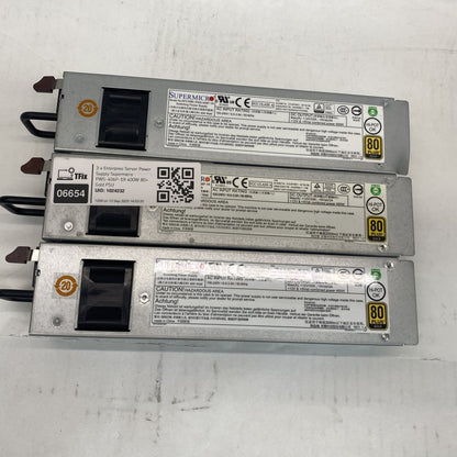 3 x Enterprise Server Power Supply Supermicro PWS-406P-1R 400W 80+ Gold PSU