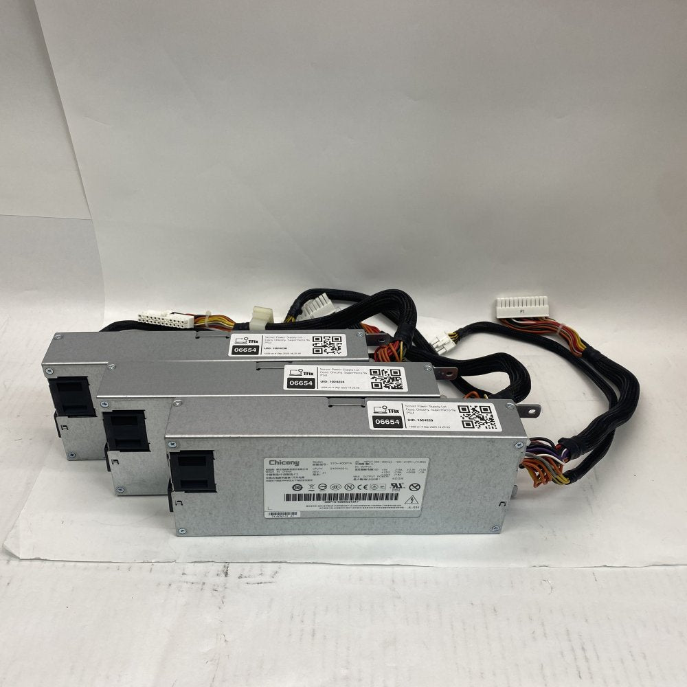 Lot of 3x Chicony S10-400P1A / 74-8090-01 400W Server Power Supply Modules-Used