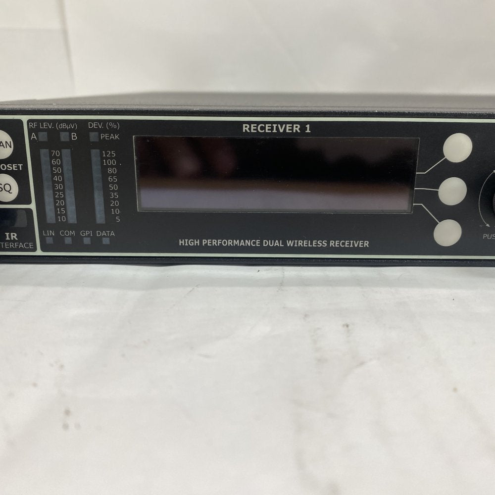 Broadcast Dual True Diversity Receiver Wisycom MRK960 Rack-Mount 4K
