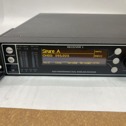 Broadcast Dual True Diversity Receiver Wisycom MRK960 Rack-Mount 4K