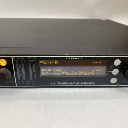 Broadcast Dual True Diversity Receiver Wisycom MRK960 Rack-Mount 4K