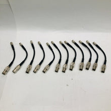 12× Din 1.0/2.3-to-BNC Female High-Durability Coax Adapters / SDI Patch Leads