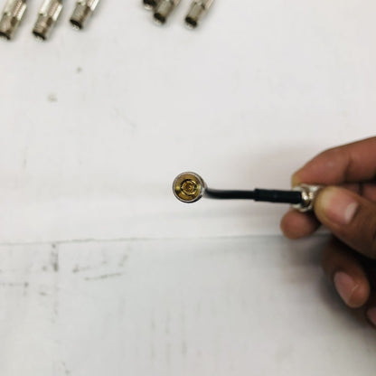 12× Din 1.0/2.3-to-BNC Female High-Durability Coax Adapters / SDI Patch Leads