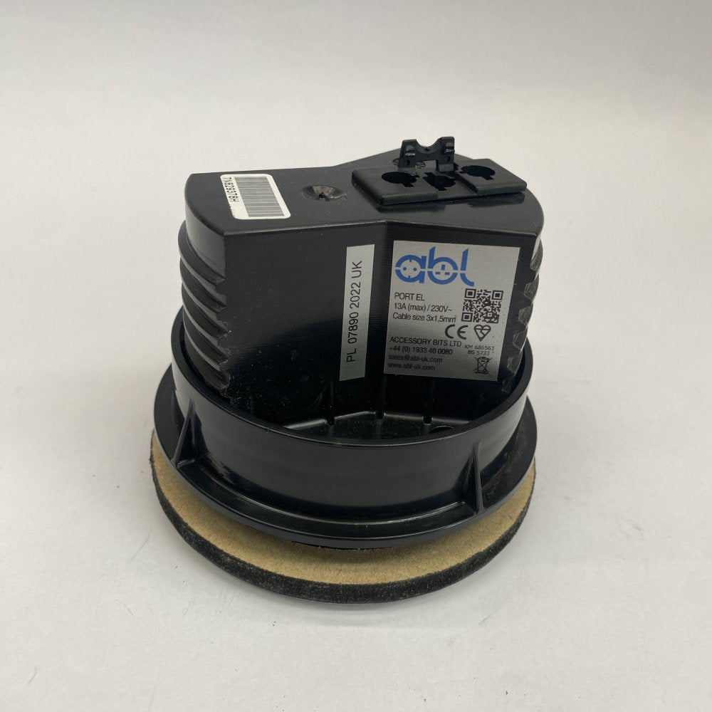 ABL “Port El” In-Desk Power Module UK Socket 13A / USB– Desk Power Outlet Module