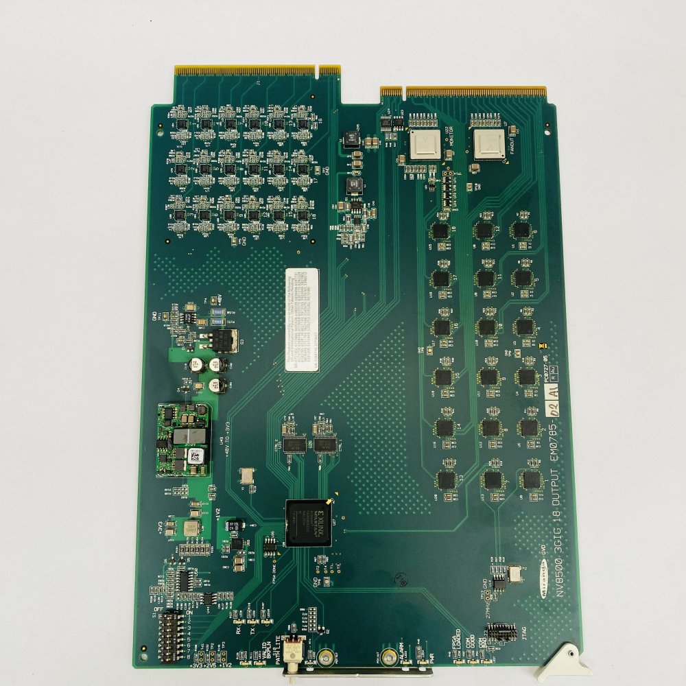 Miranda NV8500 3GIG 18 Output Card EM0785 Broadcast Router Module