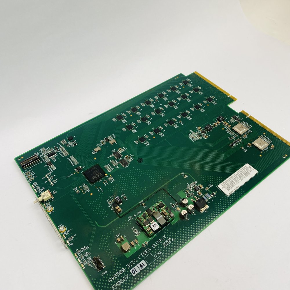 Miranda NV8500 3GIG Fiber Output Card EM0697 Broadcast Router Module