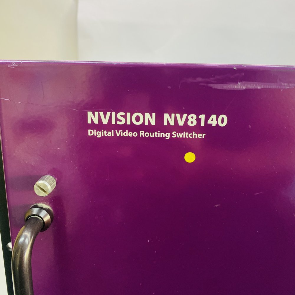 Miranda NVISION NV8140 Router Frame Dual PS8300 Mainframe Digital Switching