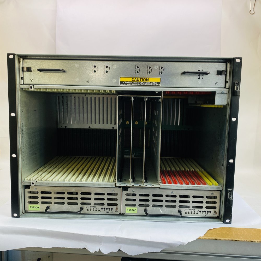 Miranda NVISION NV8140 Router Frame Dual PS8300 Mainframe Digital Switching