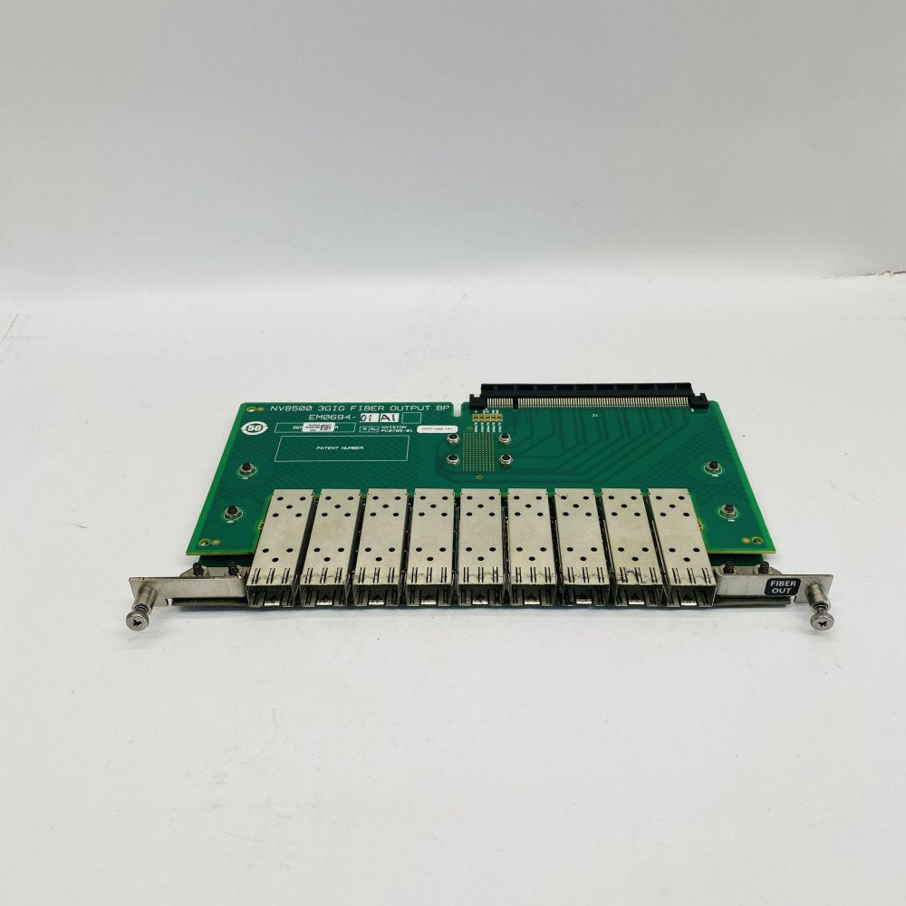 Miranda NV8500 NVision 3GIG Fiber Output Board EM0694 Backplane