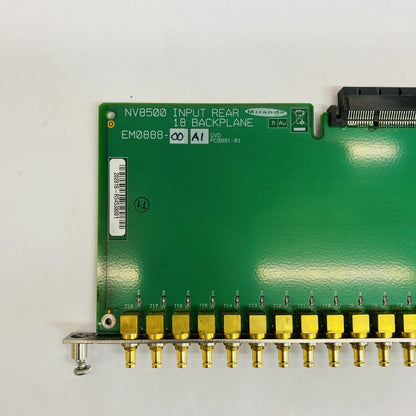 Miranda NV8500 EM0888-00-A1 Input Rear 18 Backplane Coax Board