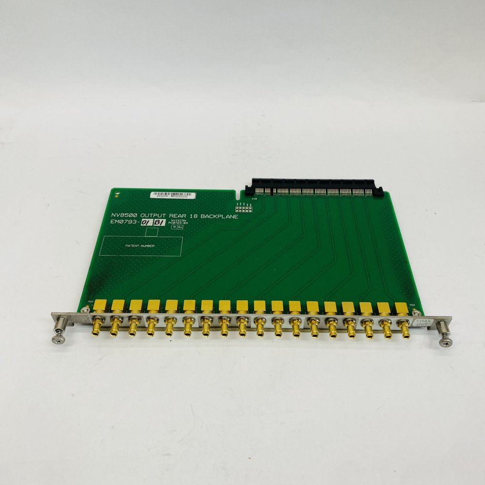 Miranda NVision NV8500 EM0793 Output Rear 18 Coax Backplane Module