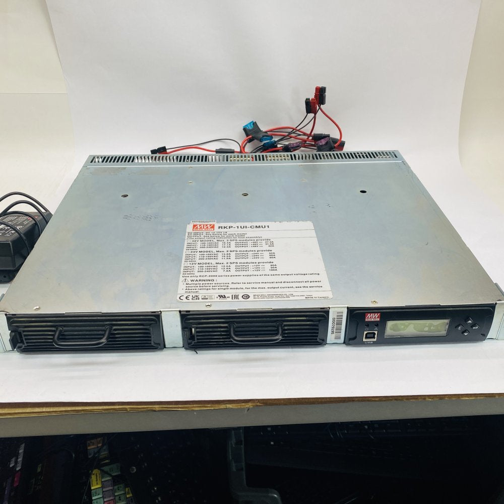 Industrial Power Control Monitor Mean Well RKP-1UI-CMU1 Rackmount Unit