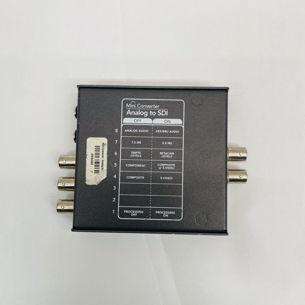 Professional Analog to SDI Converter Blackmagic CONVMAAS2 HD SDI
