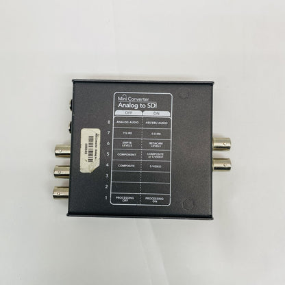 Professional Analog to SDI Converter Blackmagic CONVMAAS2 HD SDI