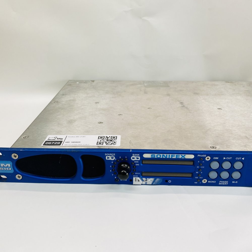 Sonifex RM-2S10 Reference Monitor 1U Rack Broadcast Audio Meter & Speakers