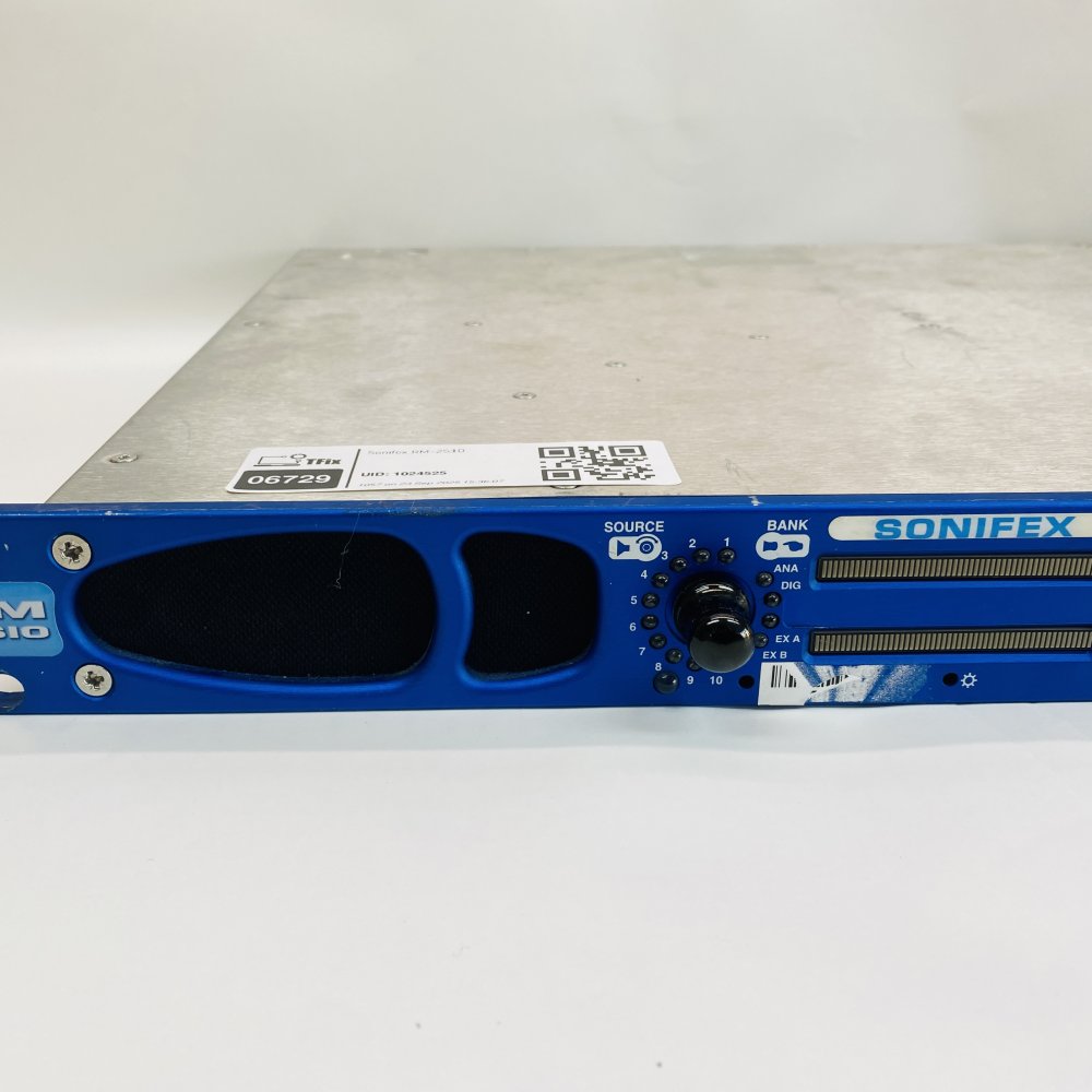 Sonifex RM-2S10 Reference Monitor 1U Rack Broadcast Audio Meter & Speakers