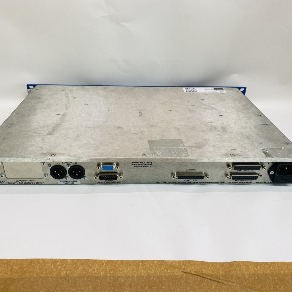 Sonifex RM-2S10 Reference Monitor 1U Rack Broadcast Audio Meter & Speakers