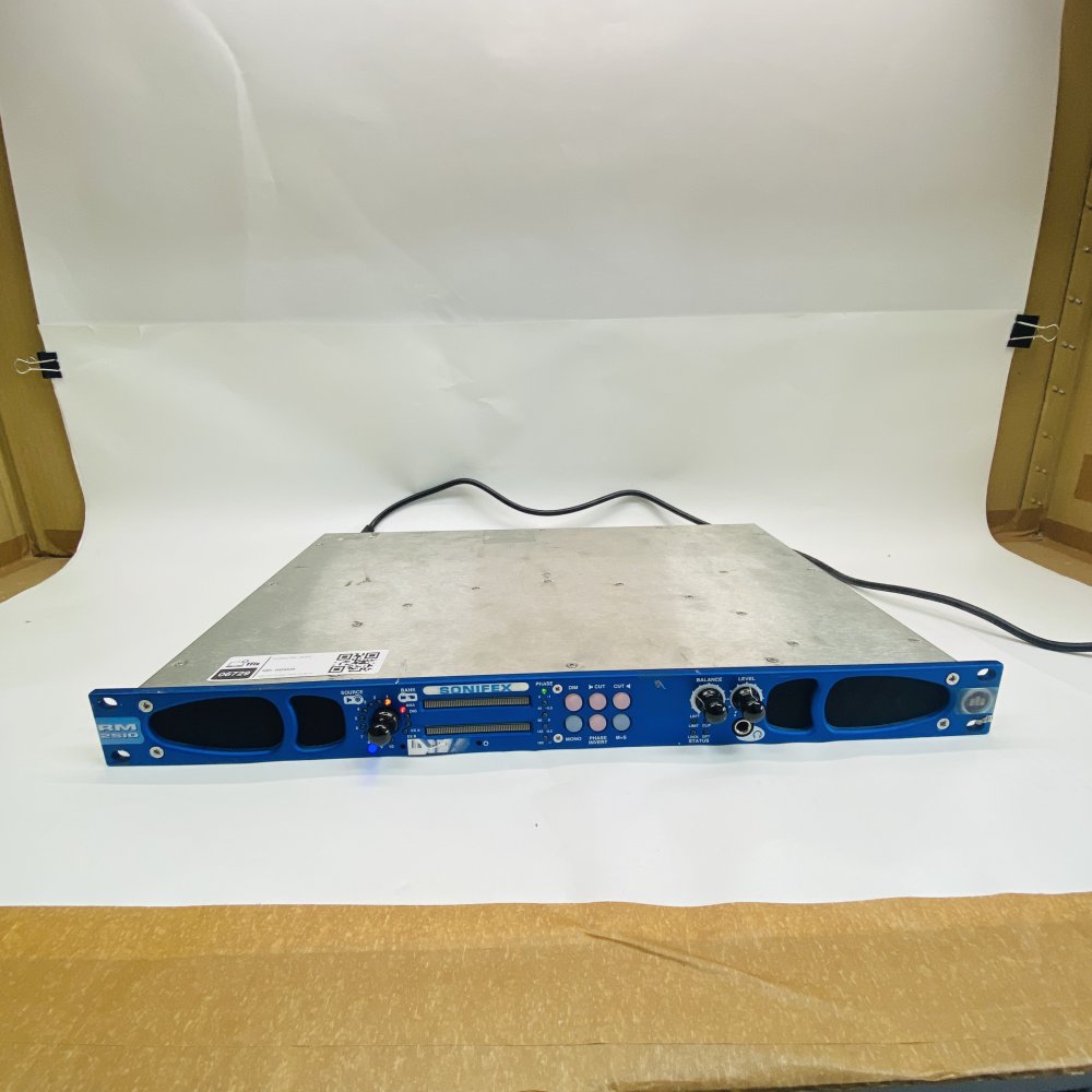Sonifex RM-2S10 Reference Monitor 1U Rack Broadcast Audio Meter & Speakers